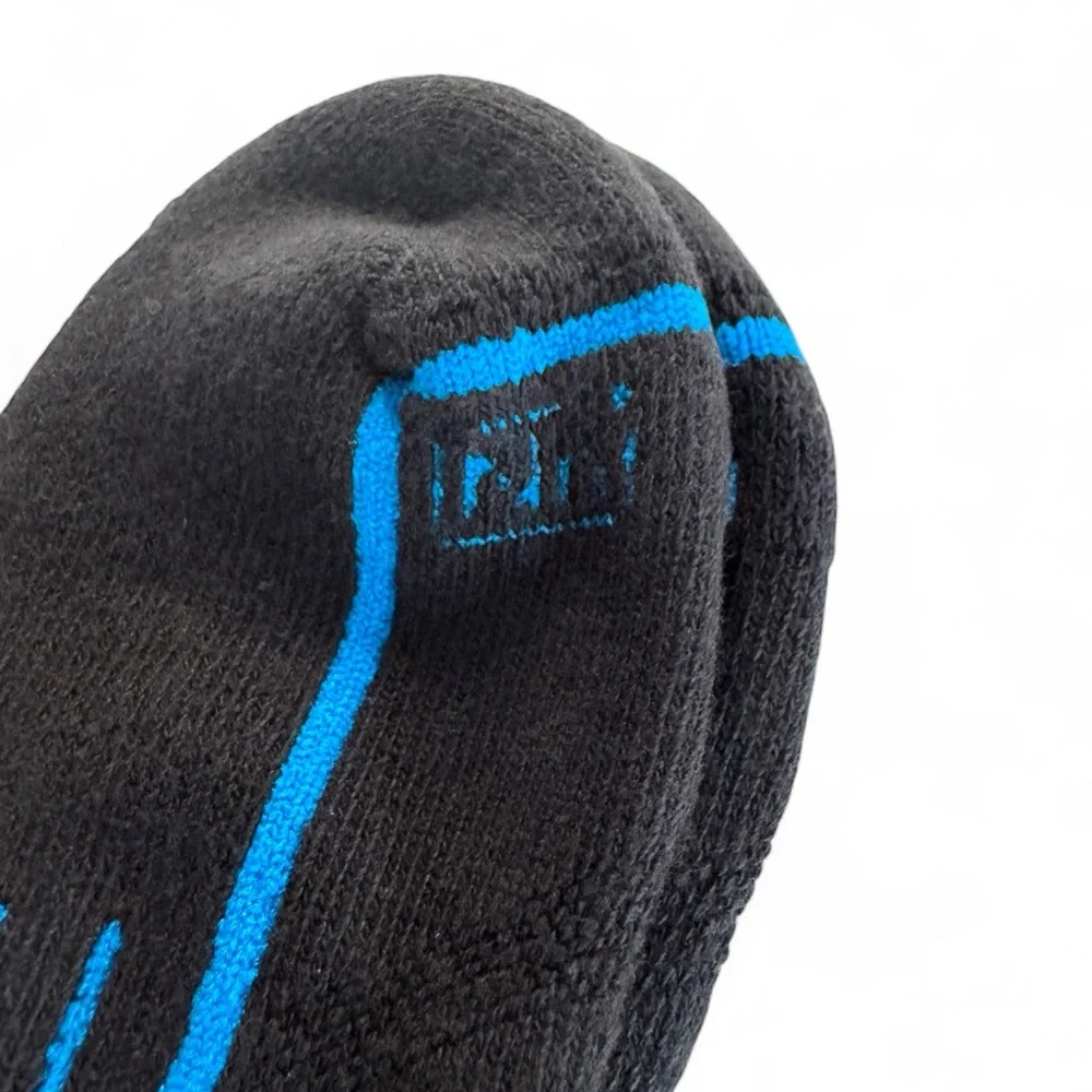 No Nonsense Mens‎ Premium Tab Back No Show Socks Size 6-12 Black Blue